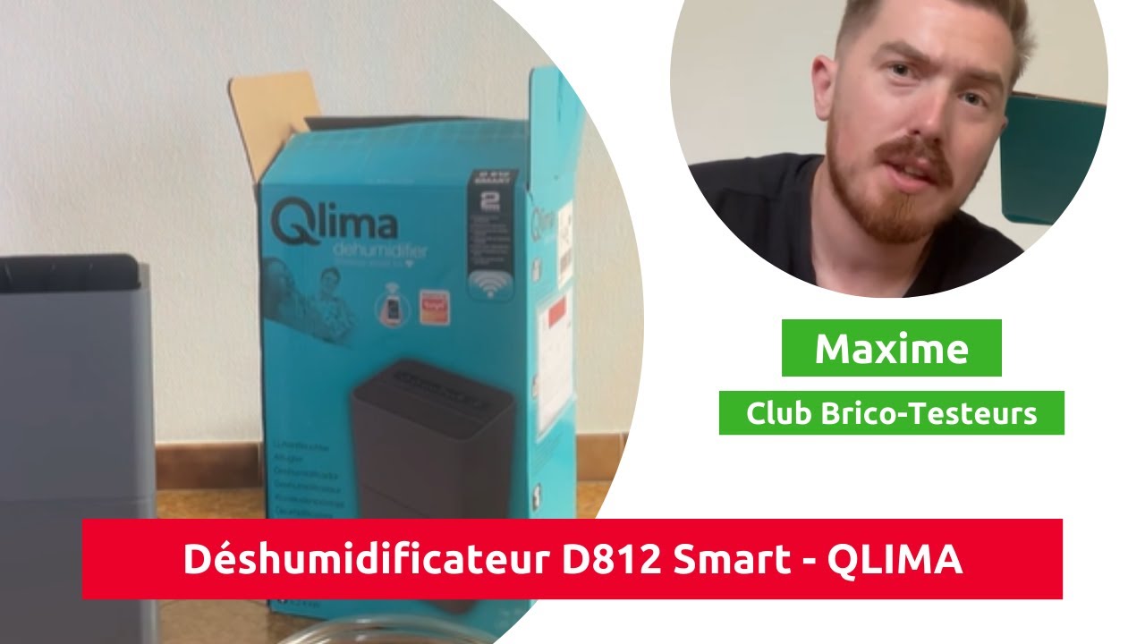Déshumidificateur D812 Smart Gris - Test et avis d'un BricoTesteur