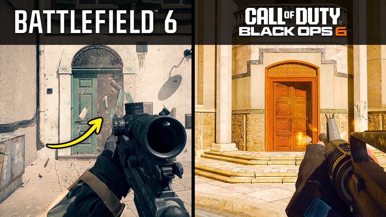 Battlefield 6 vs Call of Duty Black Ops 6 Comparison: Destruction & Details