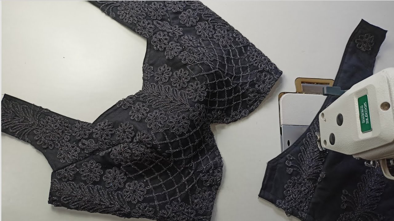 प्रिन्सेस कट ब्लाउस | Princess cut blouse cutting and stitching | Princess cut design blouse |blouse