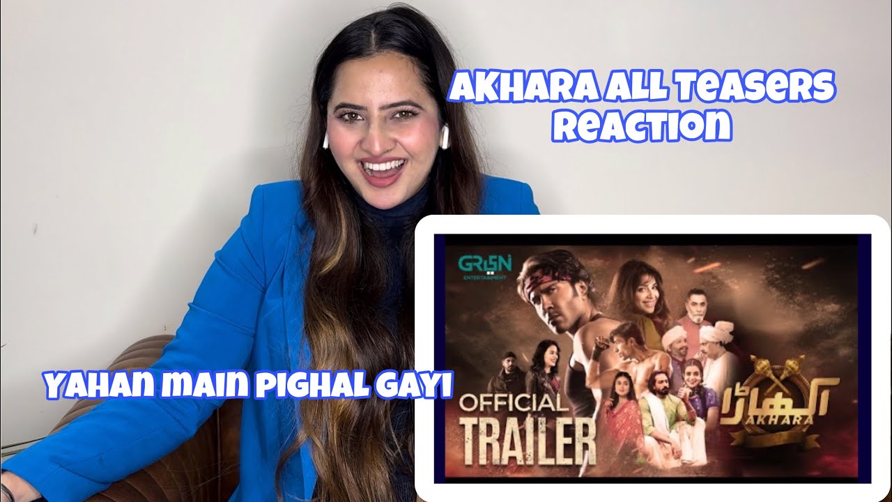Akhara Official Trailer and All Teasers Reaction- Sidhu Vlogs- Feroz Khan - Green Entertainment