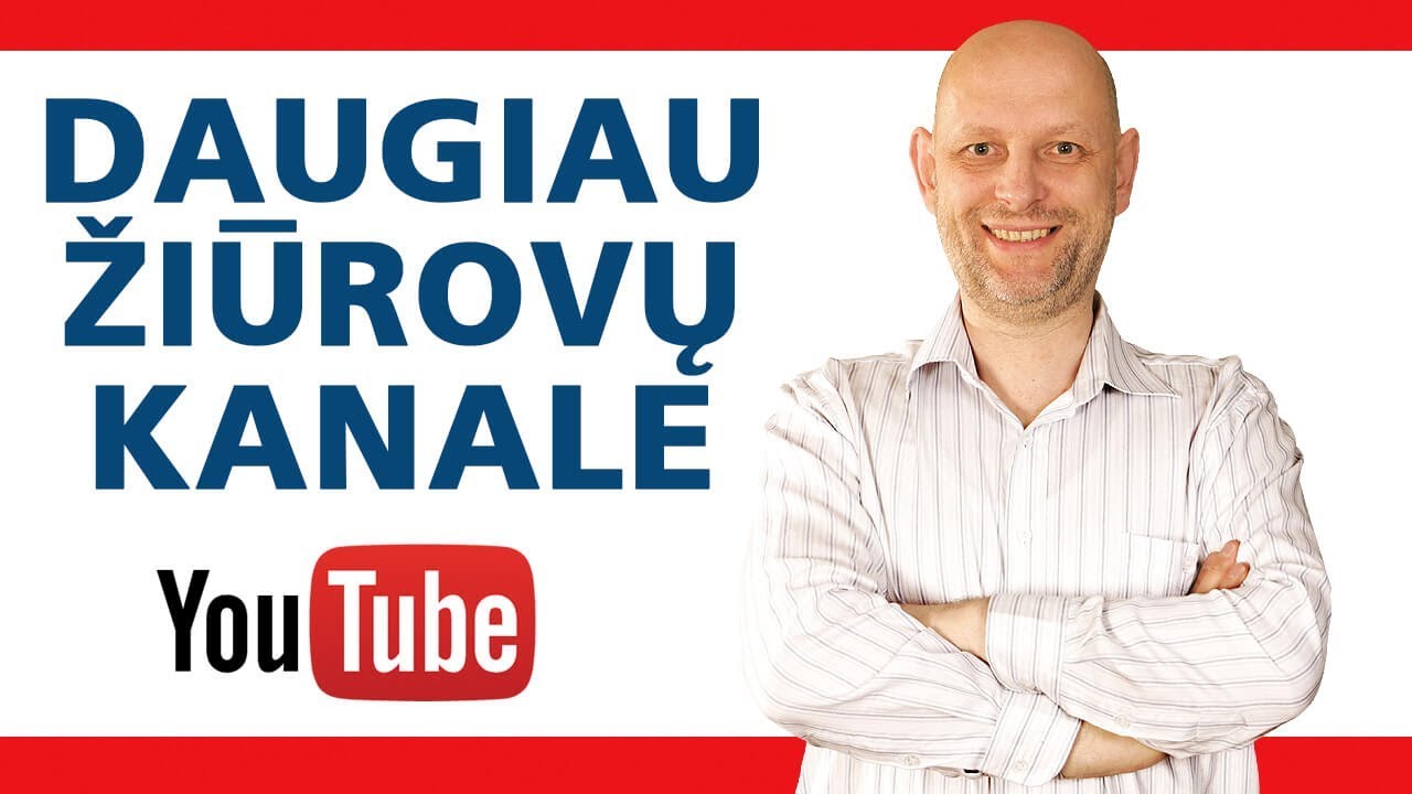 Grojara&scaron;čiai pagrindiniame kanalo puslapyje Youtube | Daugiau žiūrovų kanale - Atradau.lt