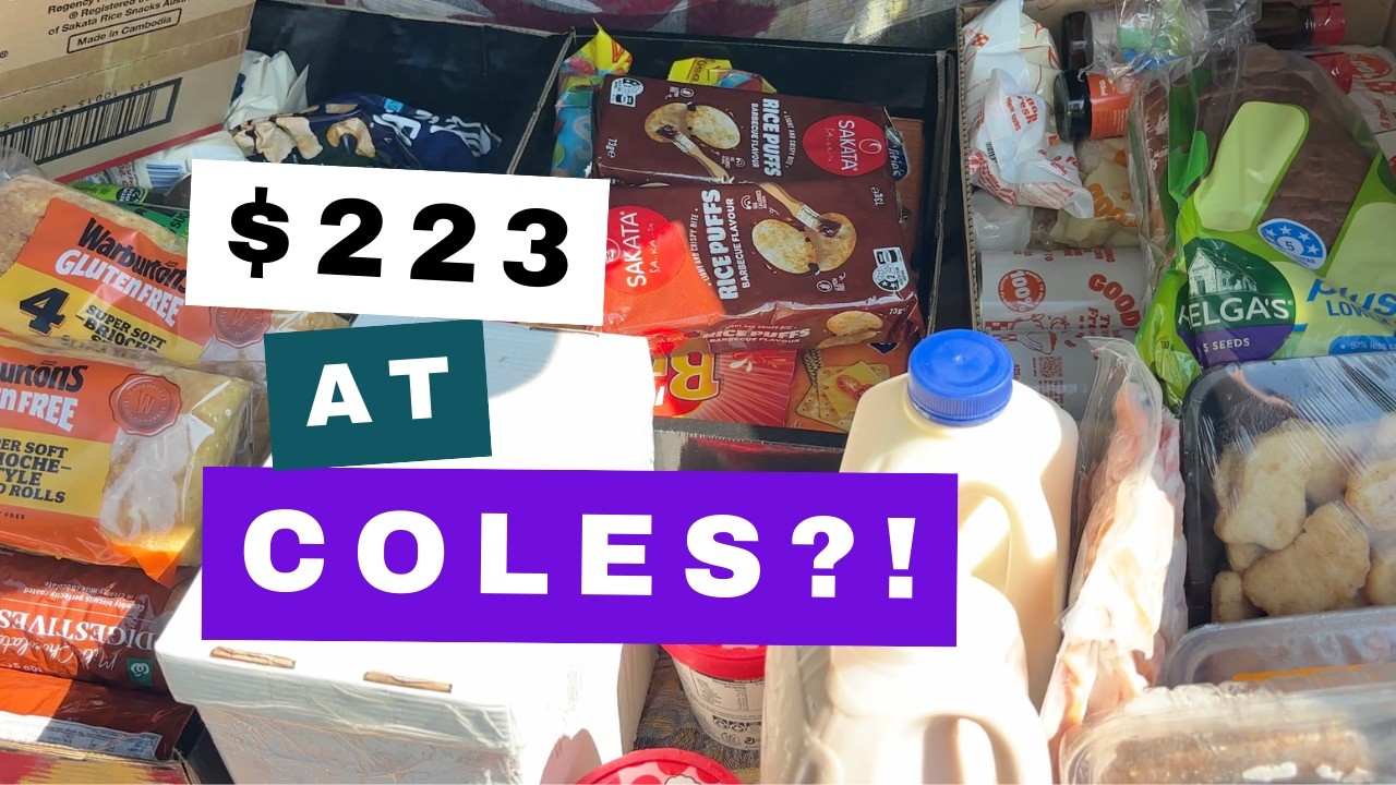 $55 Grocery Haul – Would’ve Cost $223 at Coles!