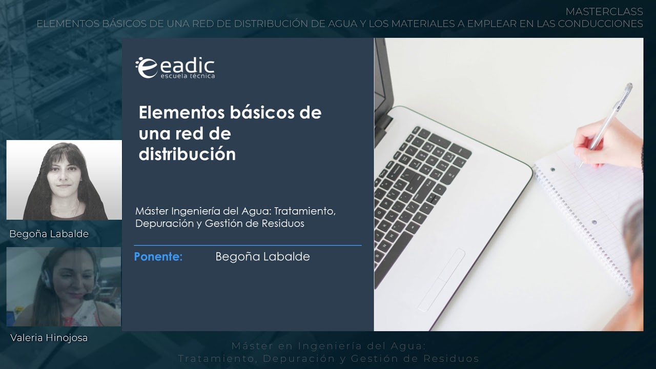 Elementos b&aacute;sicos de una red de distribuci&oacute;n de agua y los materiales a emplear | Masterclass