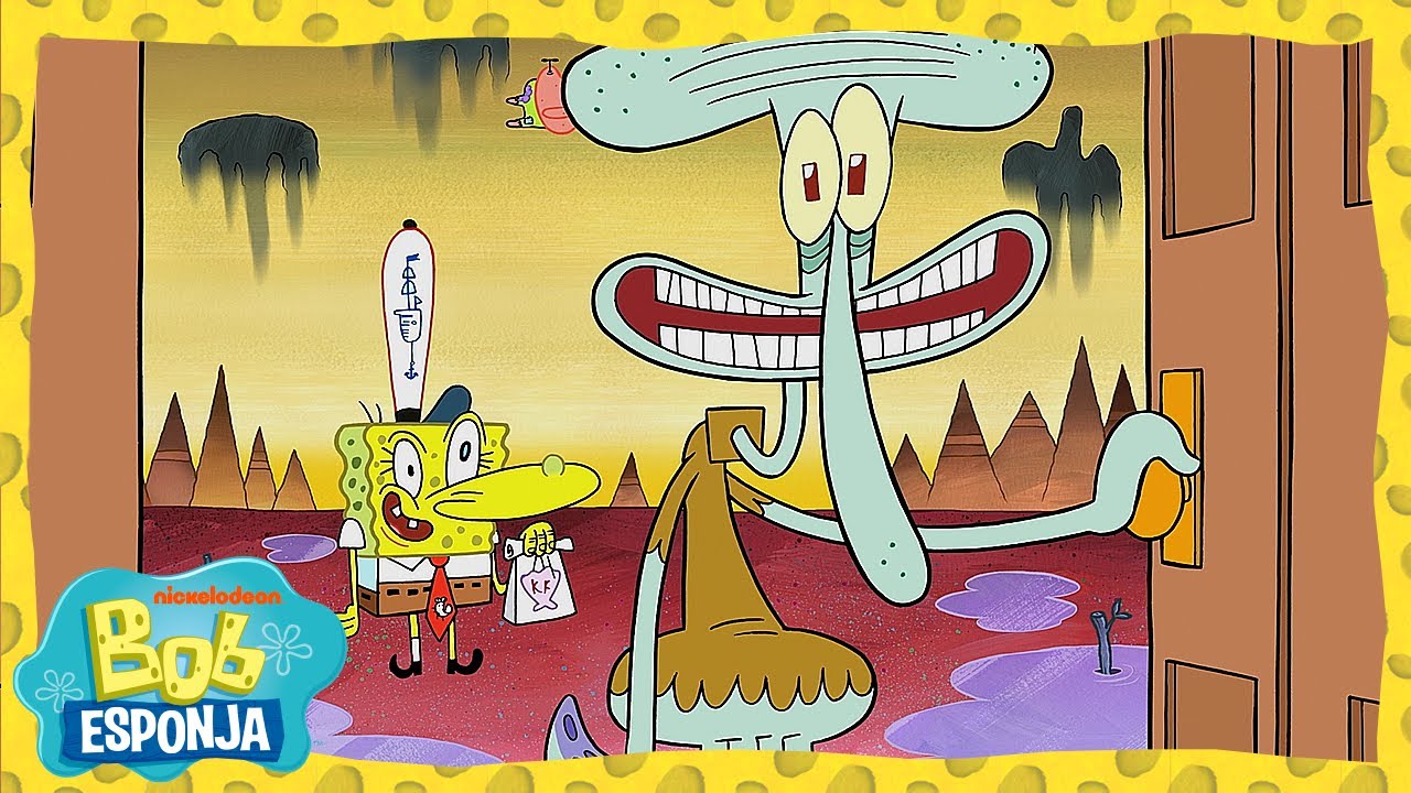 Bob Esponja y Calamardo van a Locolandia | Bob Esponja en Español