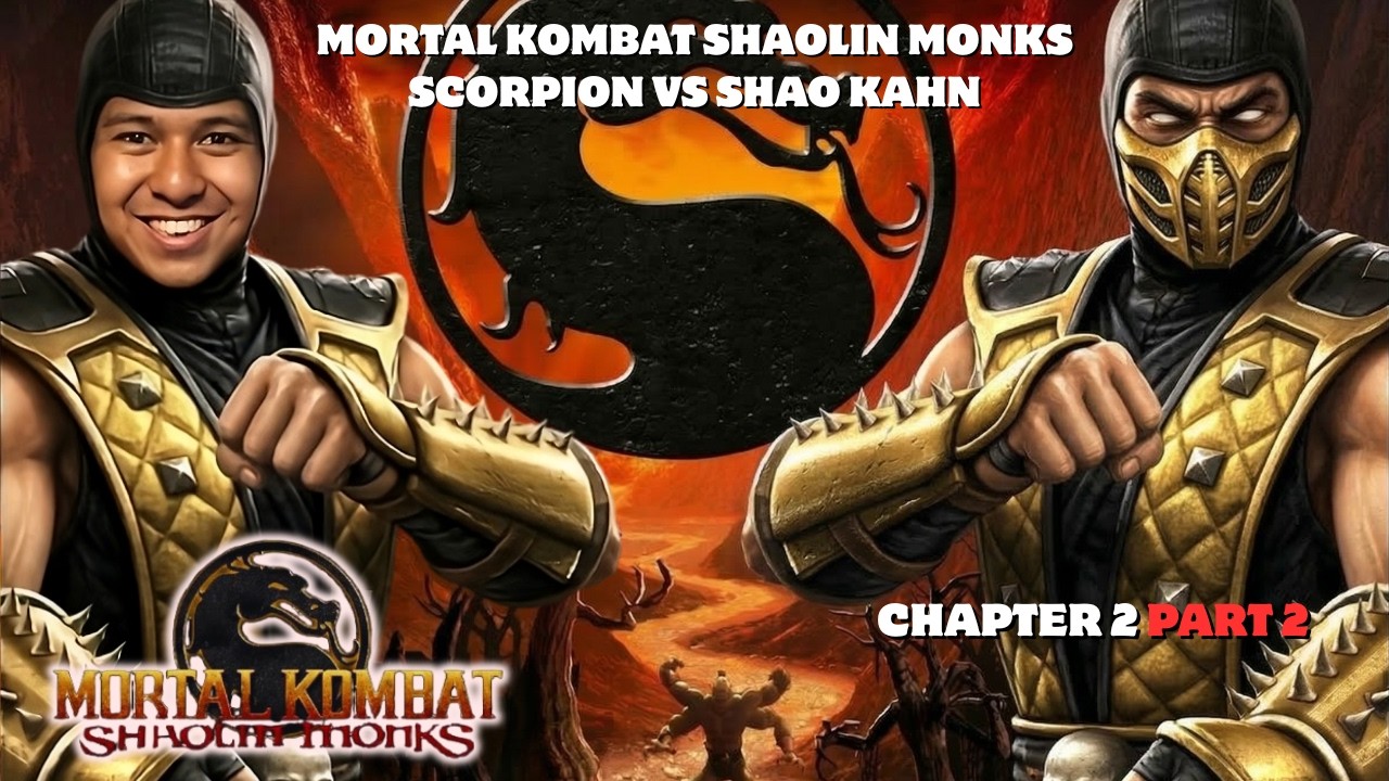 [SHORT] TAMAT: SCORPION VS SHAO KAHN!! LAWAN SHAO KAHN DI MODE HARD!! Mortal Kombat Shaolin Monks#4