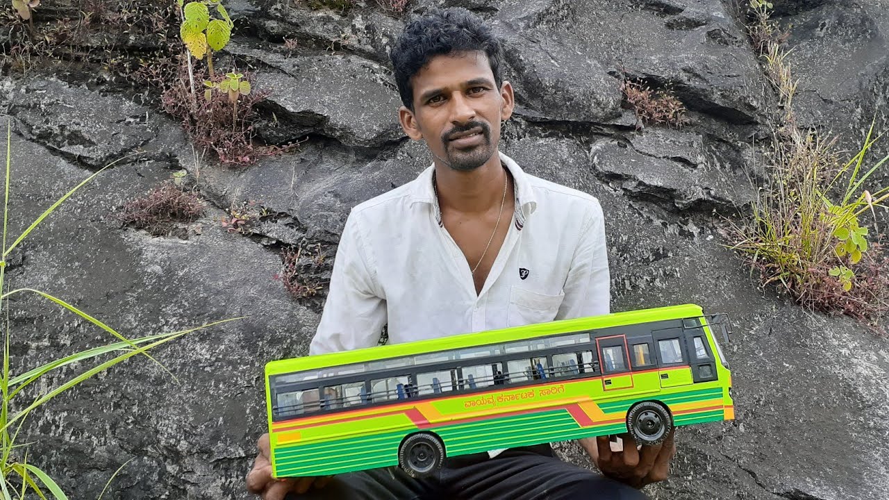 NWKRTC bus miniature making video..green beauty