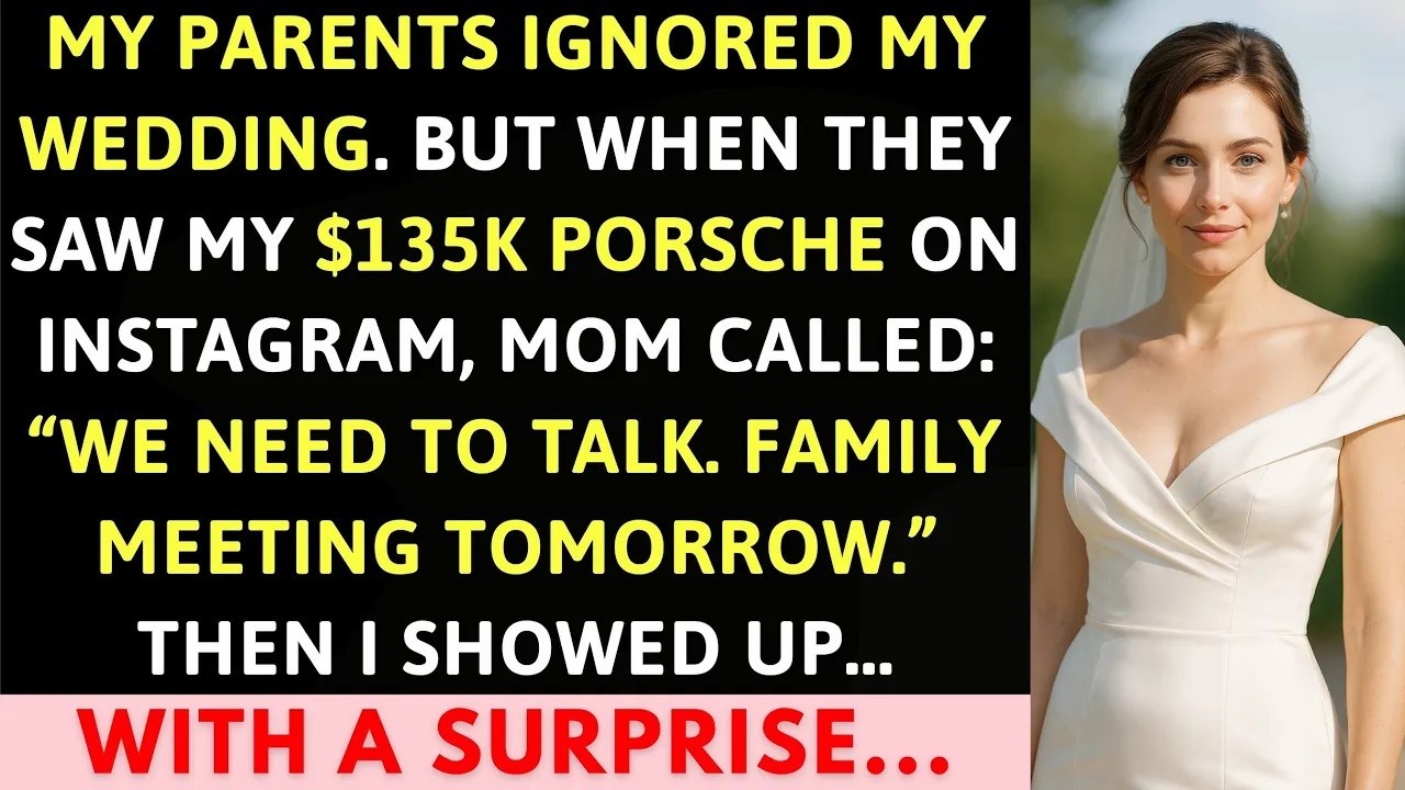 My Parents Ignored My Wedding, But When They Saw My $135,000 Porsche, They Remembered I Existed