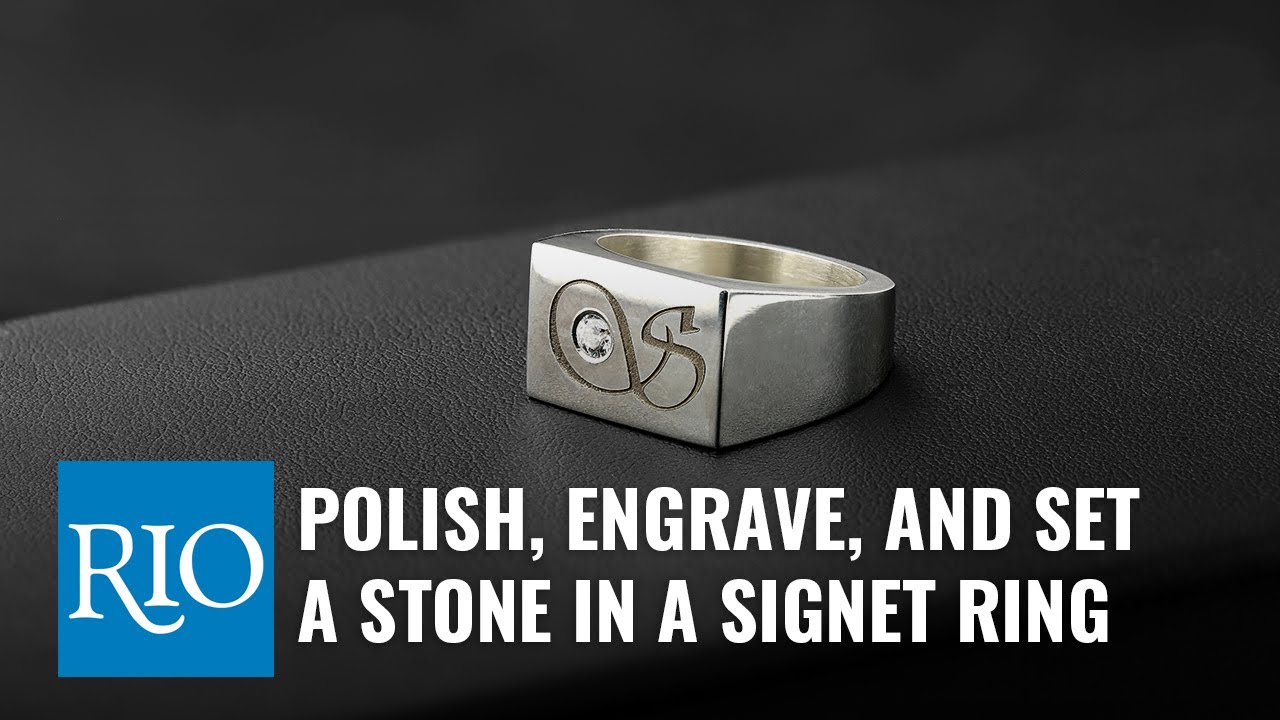 Polish and Set a Stone in a Signet Ring with JoolTool