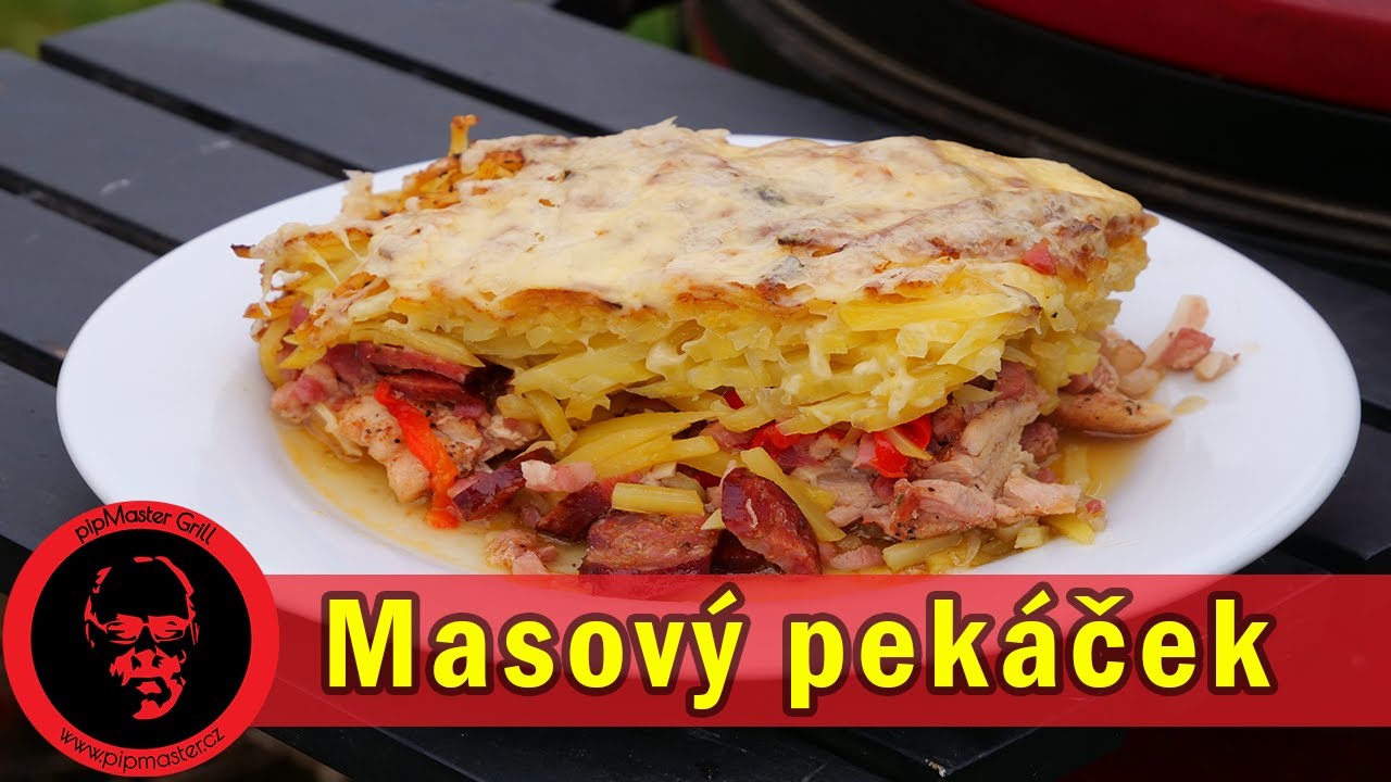 Masový pekáček s bramborovou slámou #351