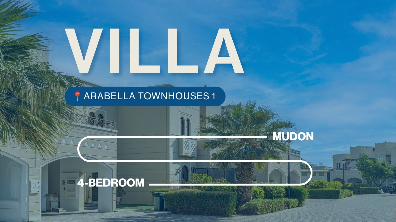 Вилла с 4 спальнями в комплексе Arabella Townhouses 1, Мудон.