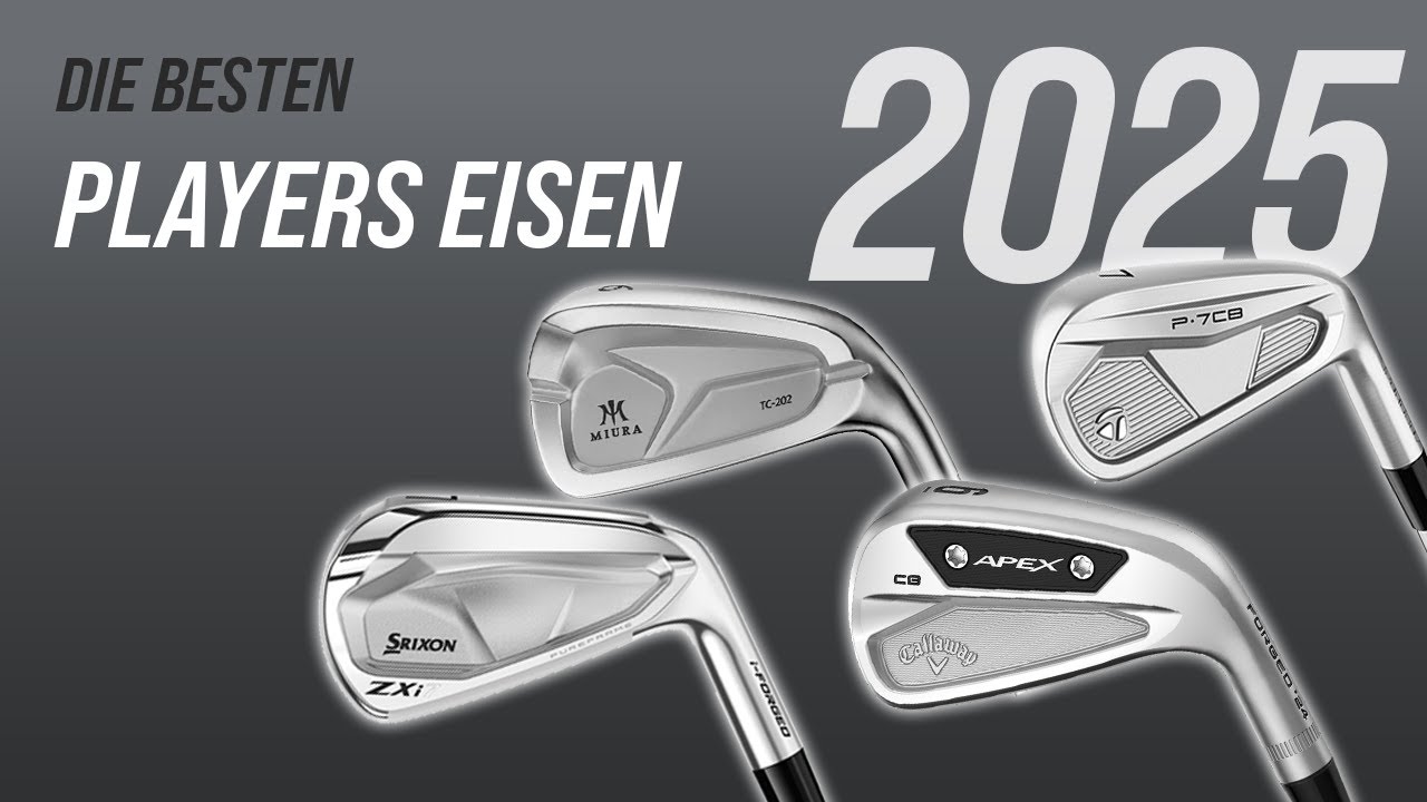 Beste Players Eisen 2025 im Test | Srixon ZXi7, TaylorMade P7CB, Callaway Apex CB & Miura TC202