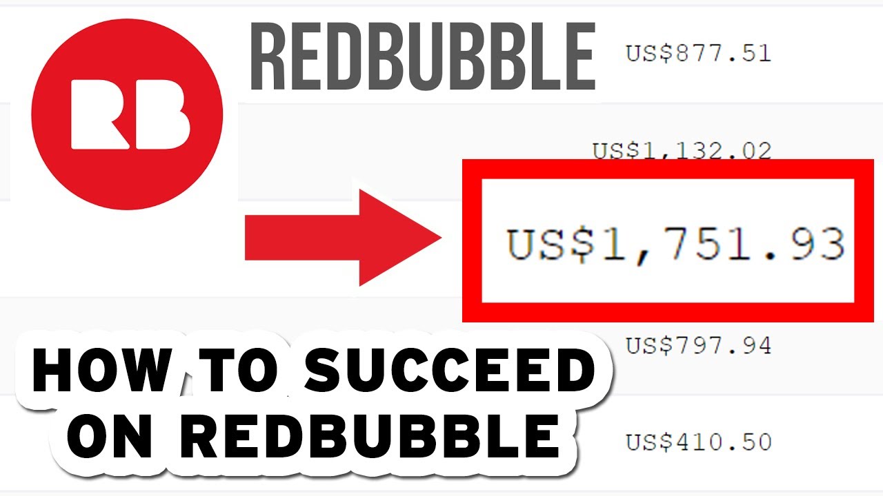 GET STARTED ON REDBUBBLE - 2022 INCOME REPORT AND TIPS