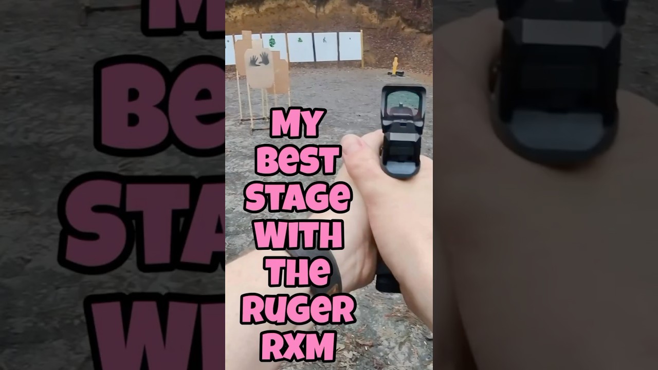 My Best IDPA Stage With The Ruger RXM #practicalshooting #tacticalshooting #airsoft #shootidpa