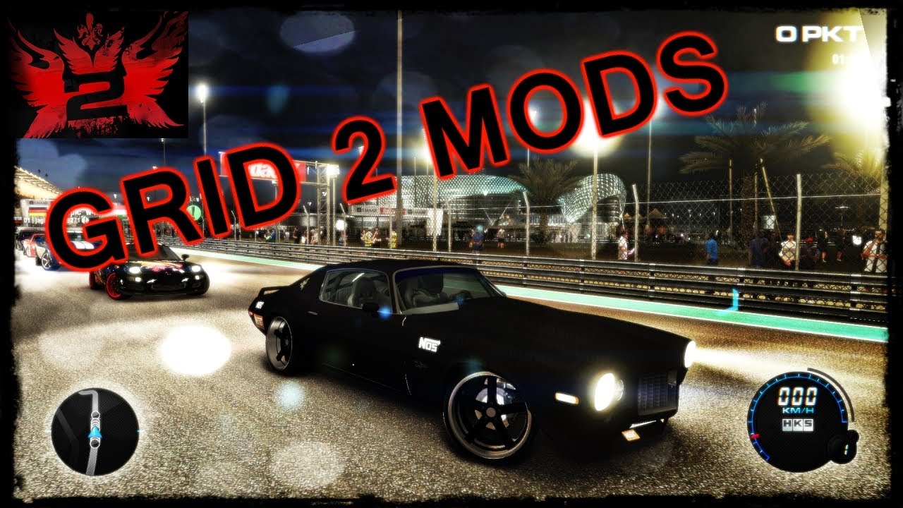 NEW GRID 2 MODS! (Better HUD, Custom Paintjobs, New Tire Smoke and more)