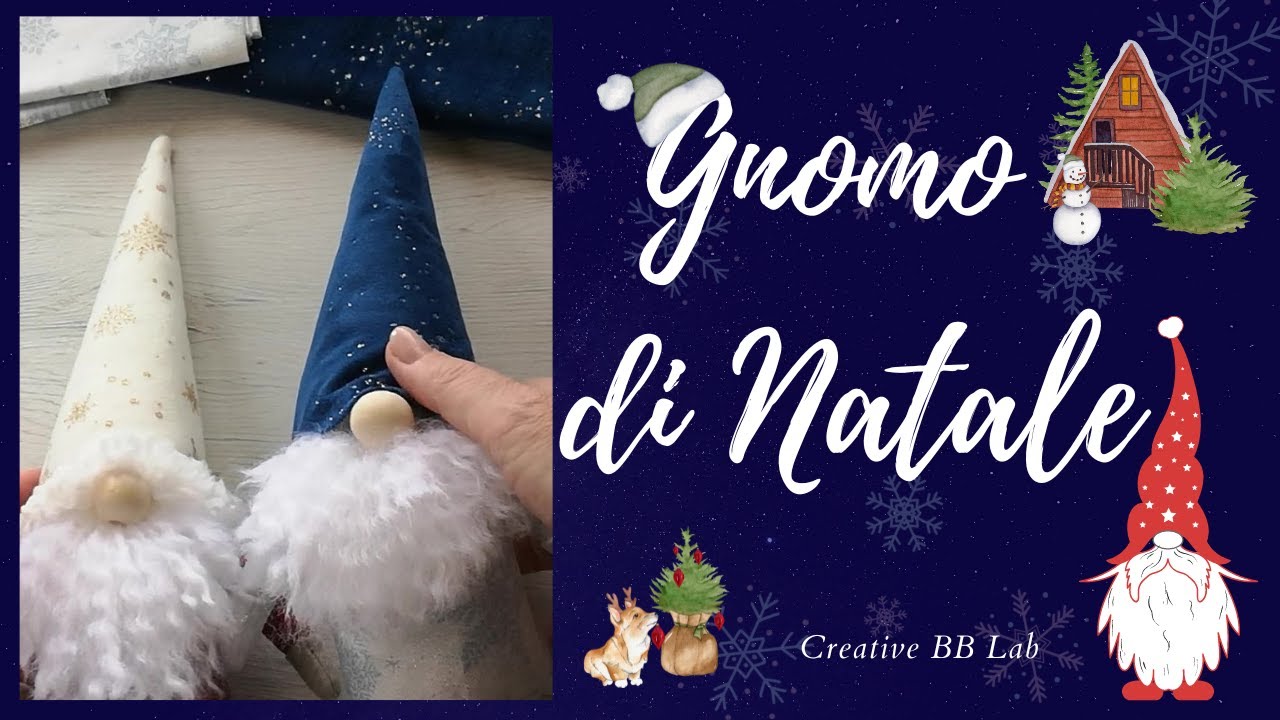 DIY Gnomo di Natale facile🎄❄🧙‍♂️ fai da te. How to make a gnome di Creative BB Lab