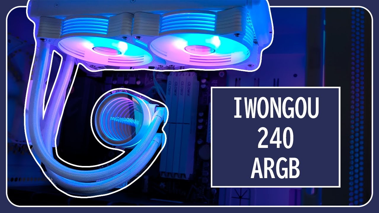 Water Cooler IWONGOU 240 ARGB | Unboxing + Instalação + Review