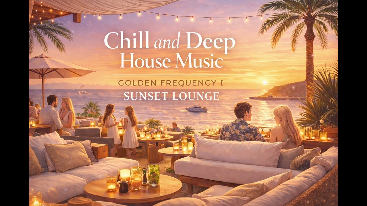 Golden Frequency I – Sunset Lounge 🌅 Ibiza Vibes | Chill & Deep House Music ✨✨🤍🐚