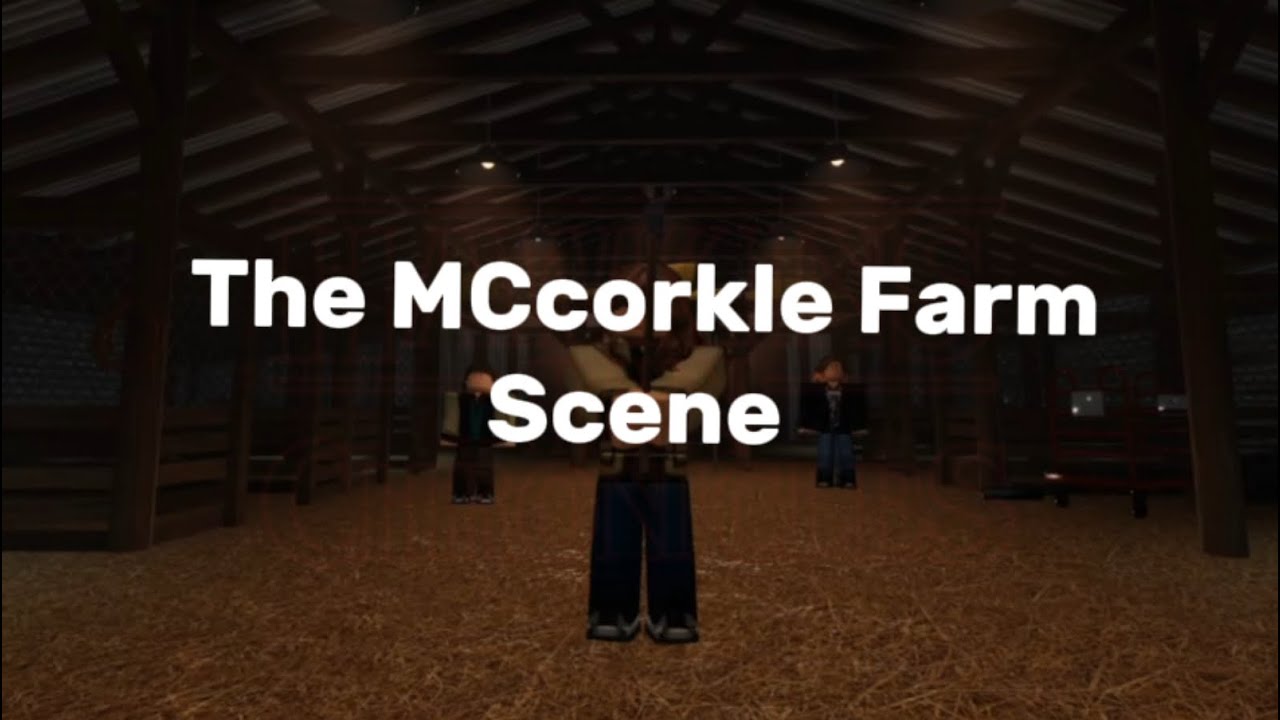 Hawkins Fan Chronicles | The Mccorkle Farm Scene ST5 | Roblox