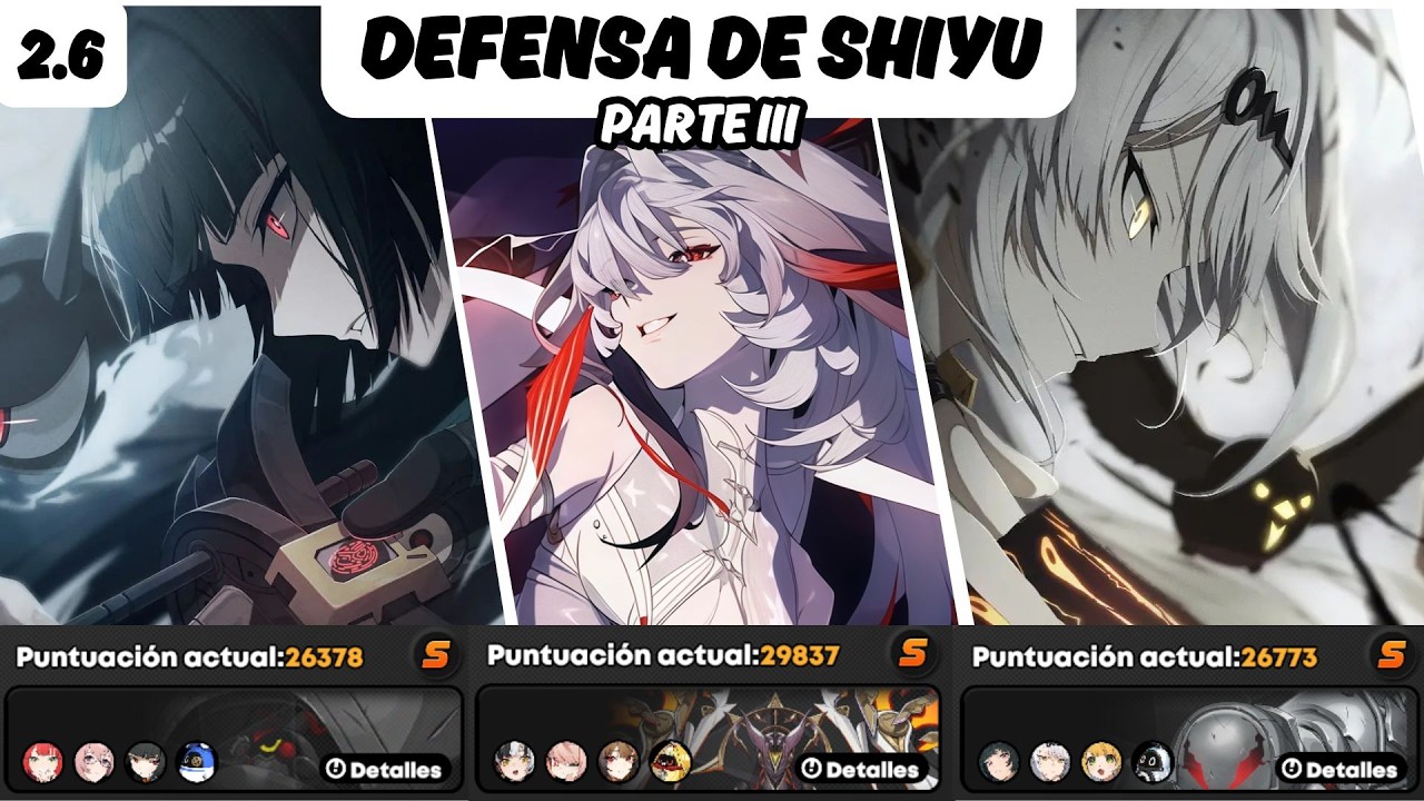 Zenless Zone Zero: DEFENSA DE SHIYU 3ERA PARTE --Team Ye Shunguang---Team Miyabi-Team Yi Xuan... 2.6