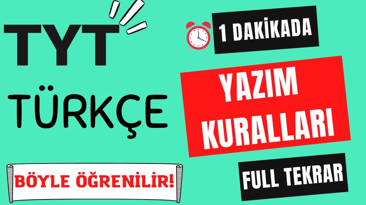 1 Dakikada Yazım Yanlışları | 