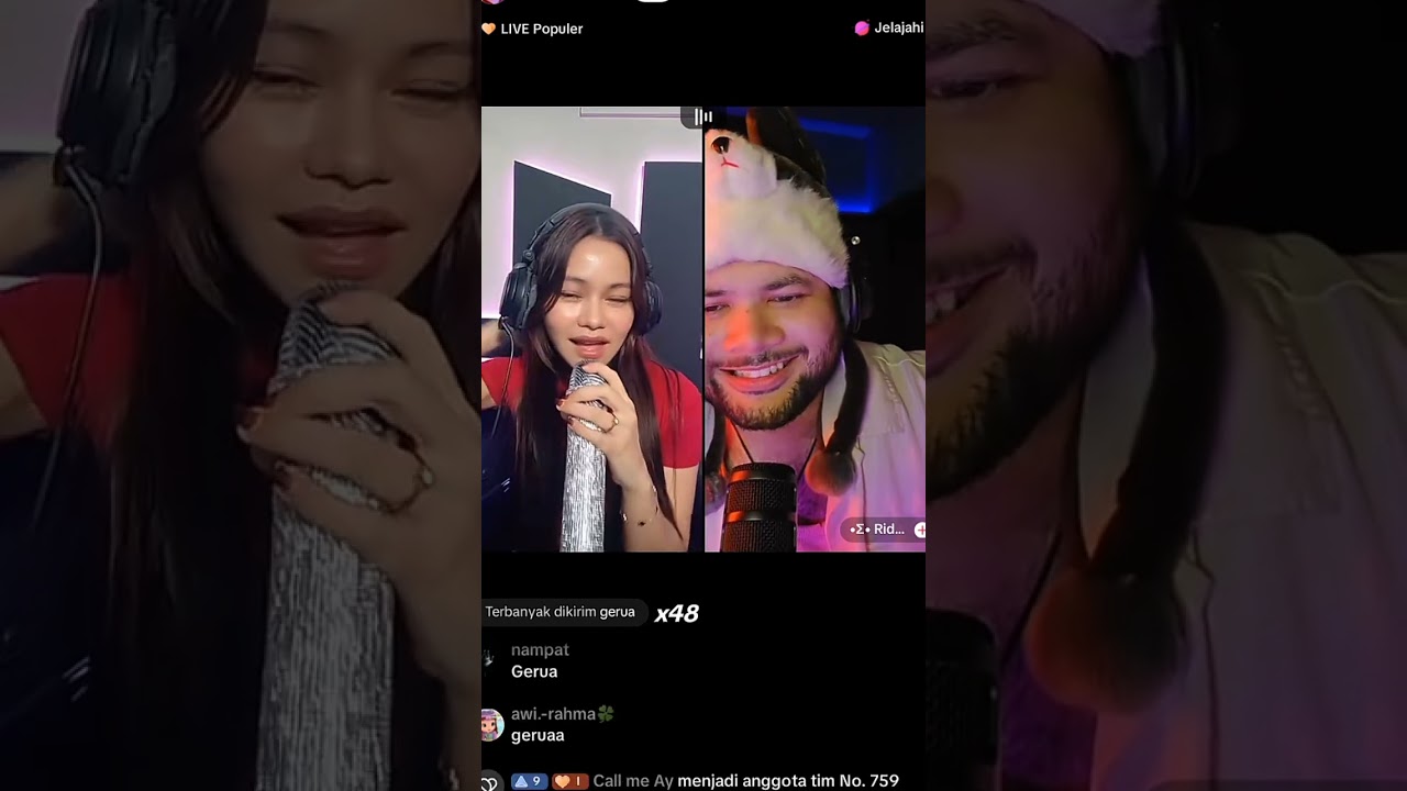 Rara ft Ridho Rhoma kuch kuch ho tahai live tiktok