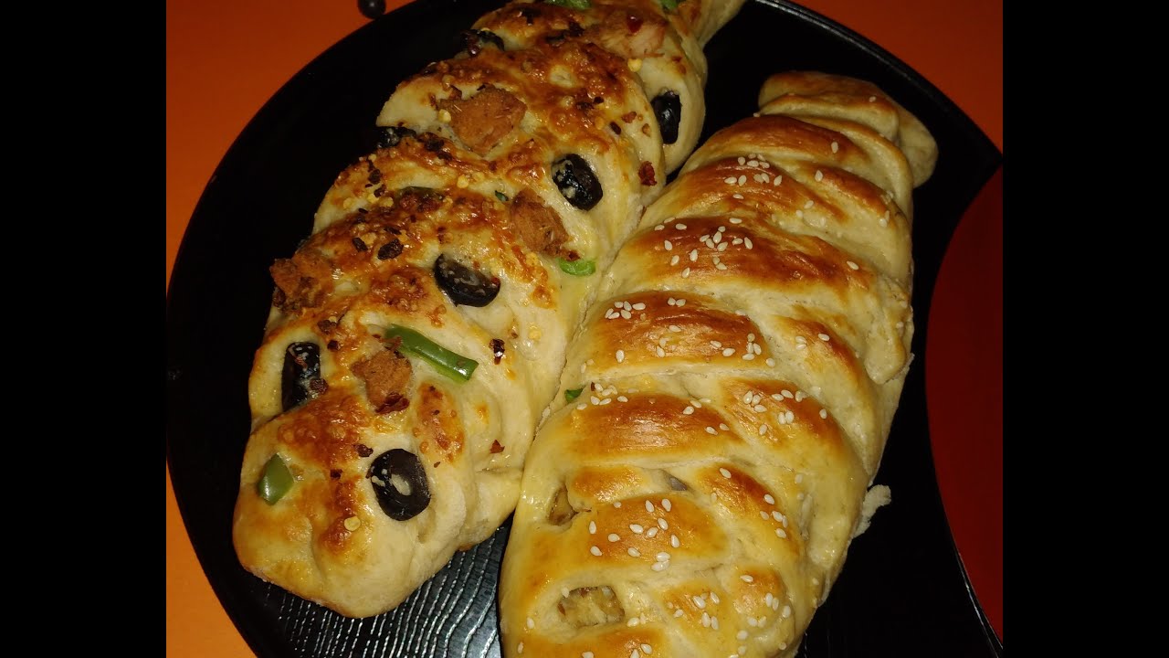 Chicken Bread with two different filling