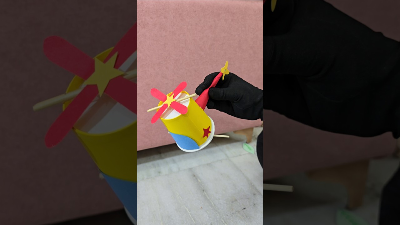 Fly Toy Paper Craft idea for kids #viralshort #youtubeshorts #shortsfeed #kidschannel #ytshorts #art
