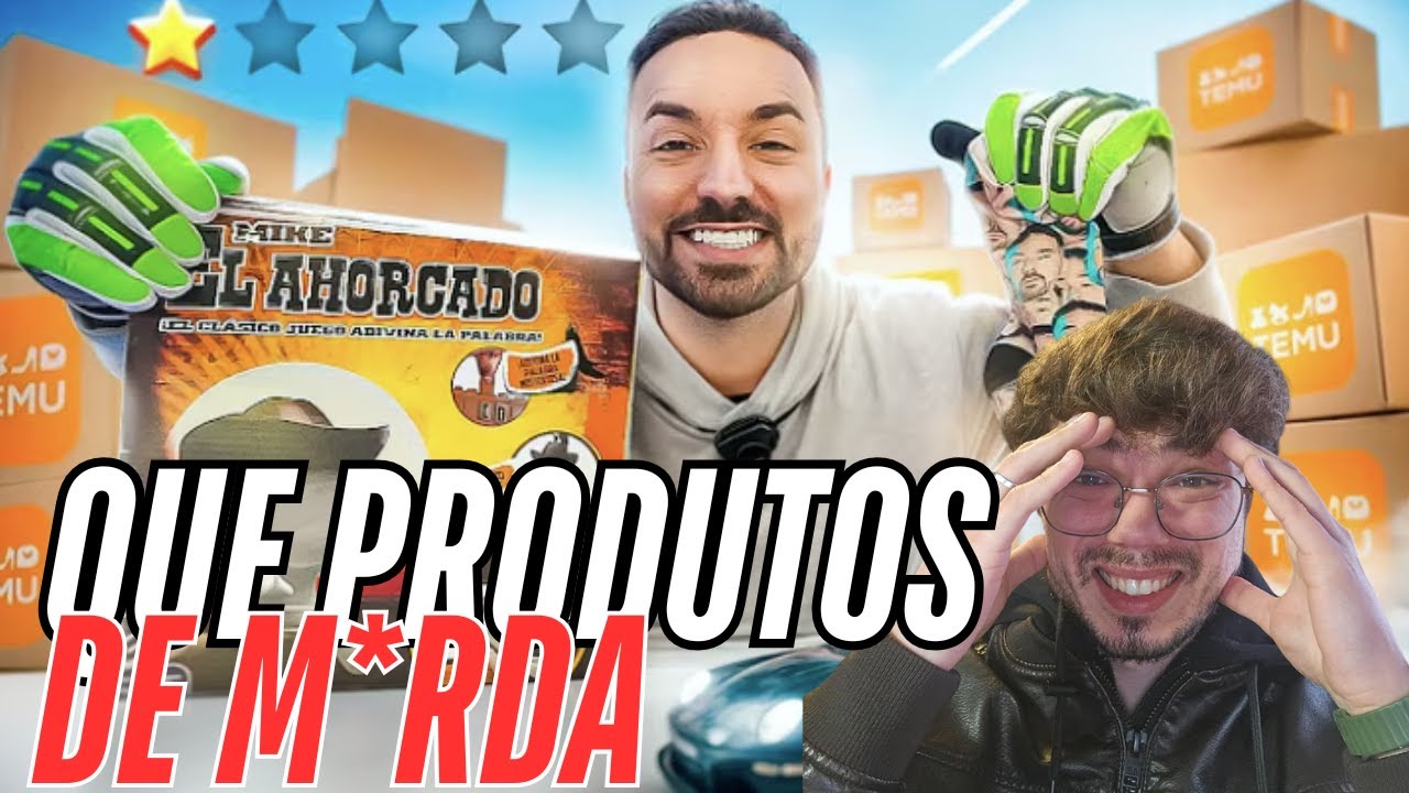 REACT a TIAGOVSKI - COMPREI na TEMU... foi DINHEIRO BEM ou MAL Gasto? #tiagovski