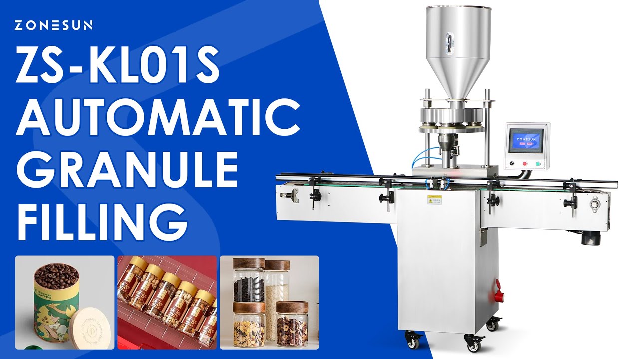 ZONESUN Automatic Volumetric Cup Filler Rotary Cup Filling Machine ZS-KL01S