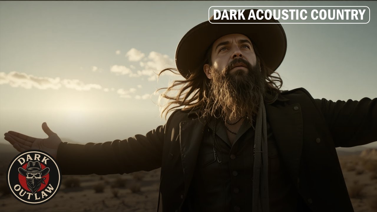 RESTORED - Dark Acoustic Country Faith Music | Dark Outlaw Song (LYRIC VIDEO)