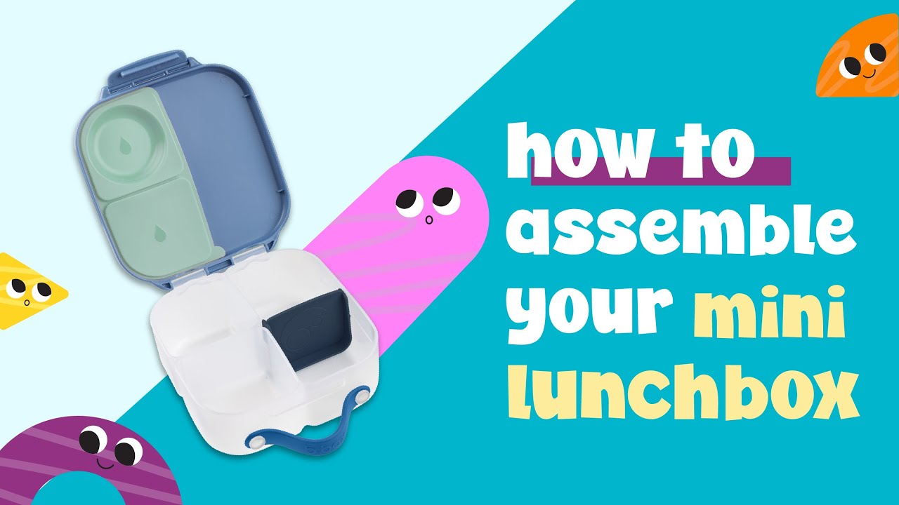 b.box x YOU - how to assemble your mini lunchbox
