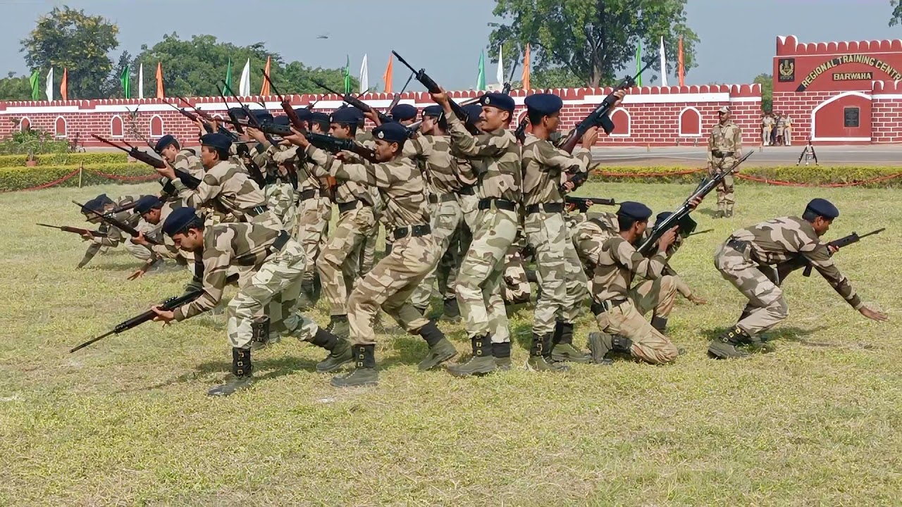 CISF RTC BHARWA | REFLEX DEMO PRACTICE BY CISF TRAINNES || GROUND