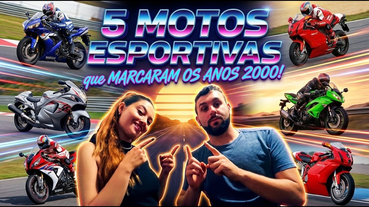 5 MOTOS ESPORTIVAS que MARCARAM OS ANOS 2000! 🏍️