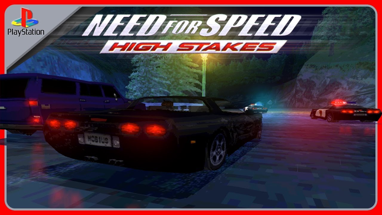 Ps1 ND4SPD - Rain & Thunder under sirens escort - Chevrolet Corvette - Dolphin Cove