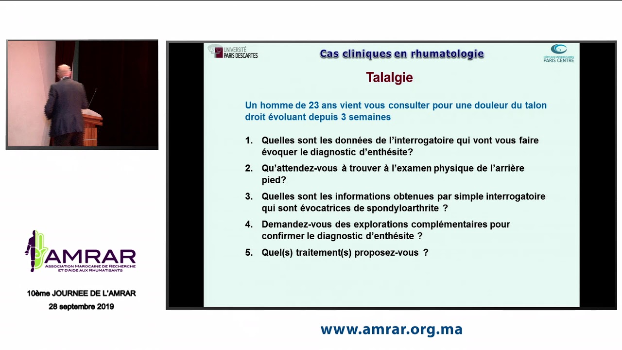 AMRAR - Cas cliniques en rhumatologie, Maxime DOUGADOS - 280919