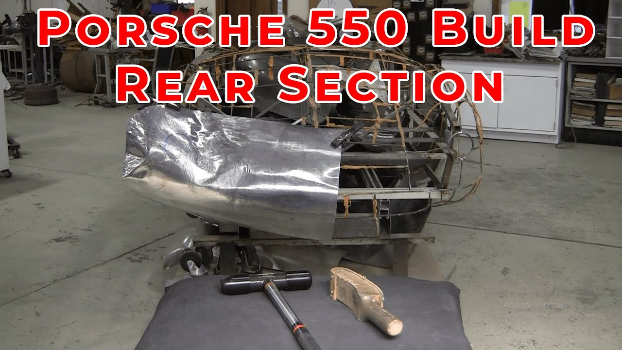 Porsche 550 Build: Задняя часть