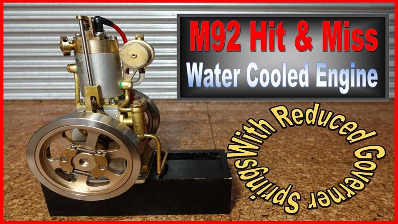 Microcosm Hit & Miss Engine M91 Eachine Microcosm Vertical Water Cooled from Bangood
