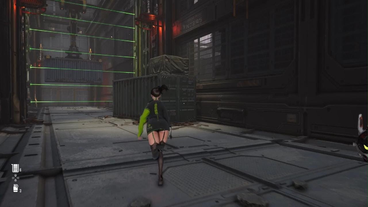 Cargo Container Laser Obstacles Gameplay | Stellar Blade