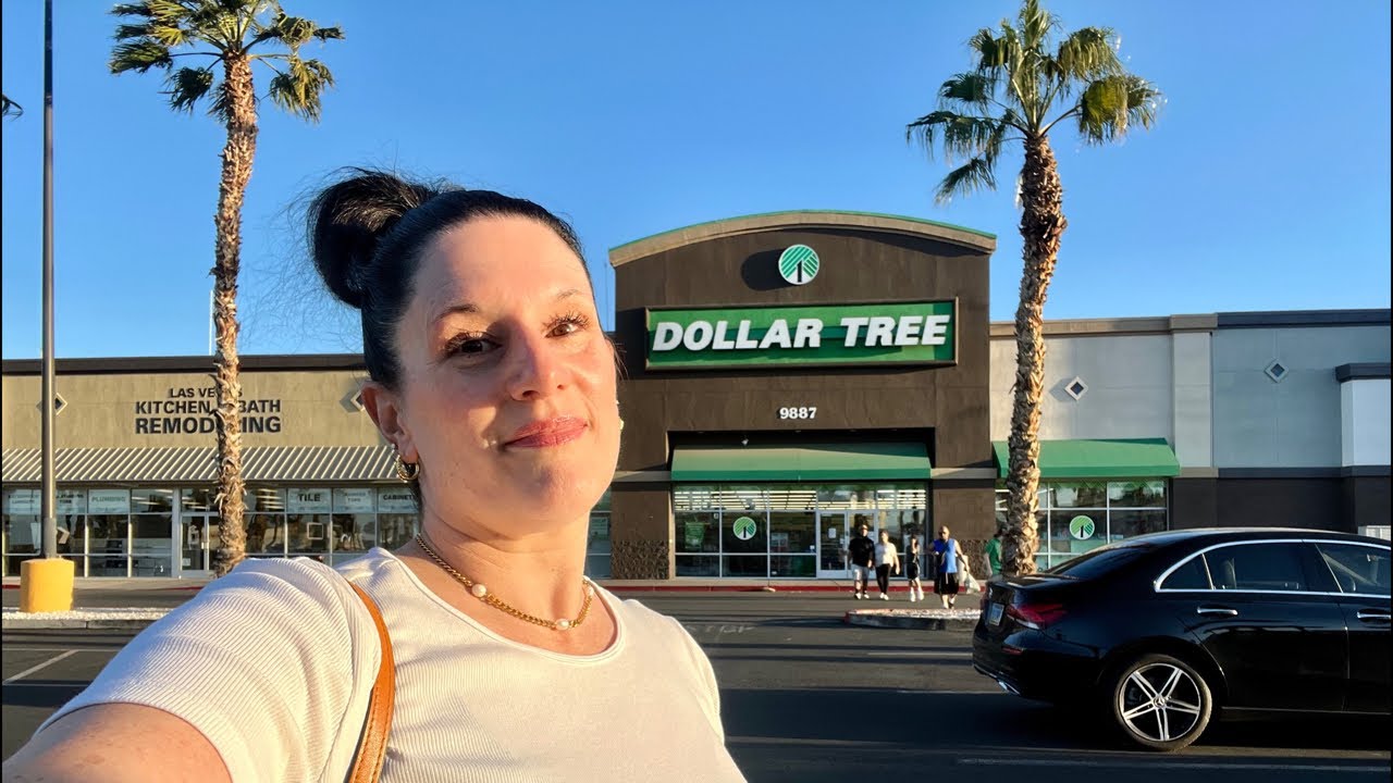DOLLAR TREE shopping in LAS VEGAS!🌴