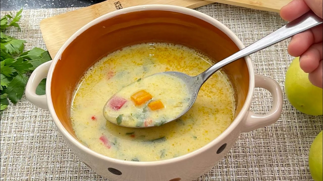 🥣Receta për Supë  të Shijshme dhe të Shëndetshme, Pa Mish.🤤 E gjithë familja e shijoi.👌