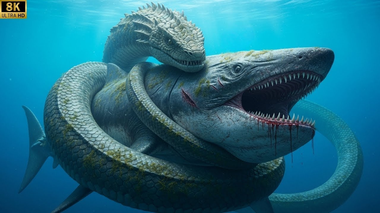 Megalodon vs. Leviathan Monster: The Greatest Clash Of Prehistoric Giants