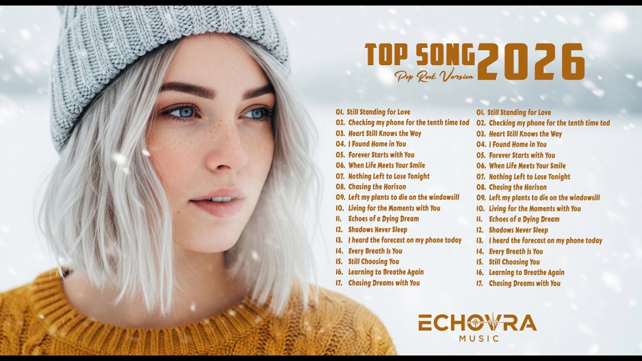 Best Songs Pop Rock 2026 📈 Viral Top Songs Pop Rock ✨ Hot  Pop  Rock Playlist | Echovra Music