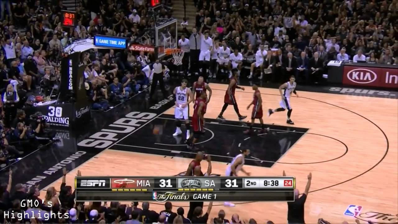 Heat vs Spurs: Game 1 Full Game Highlights 2014 NBA Finals - The No AC Game