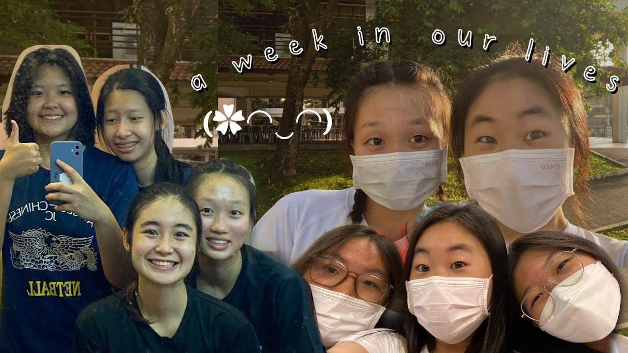 a week in our lives as jc students in singapore I friends, studying, cca 📚👯‍♀️⛅️