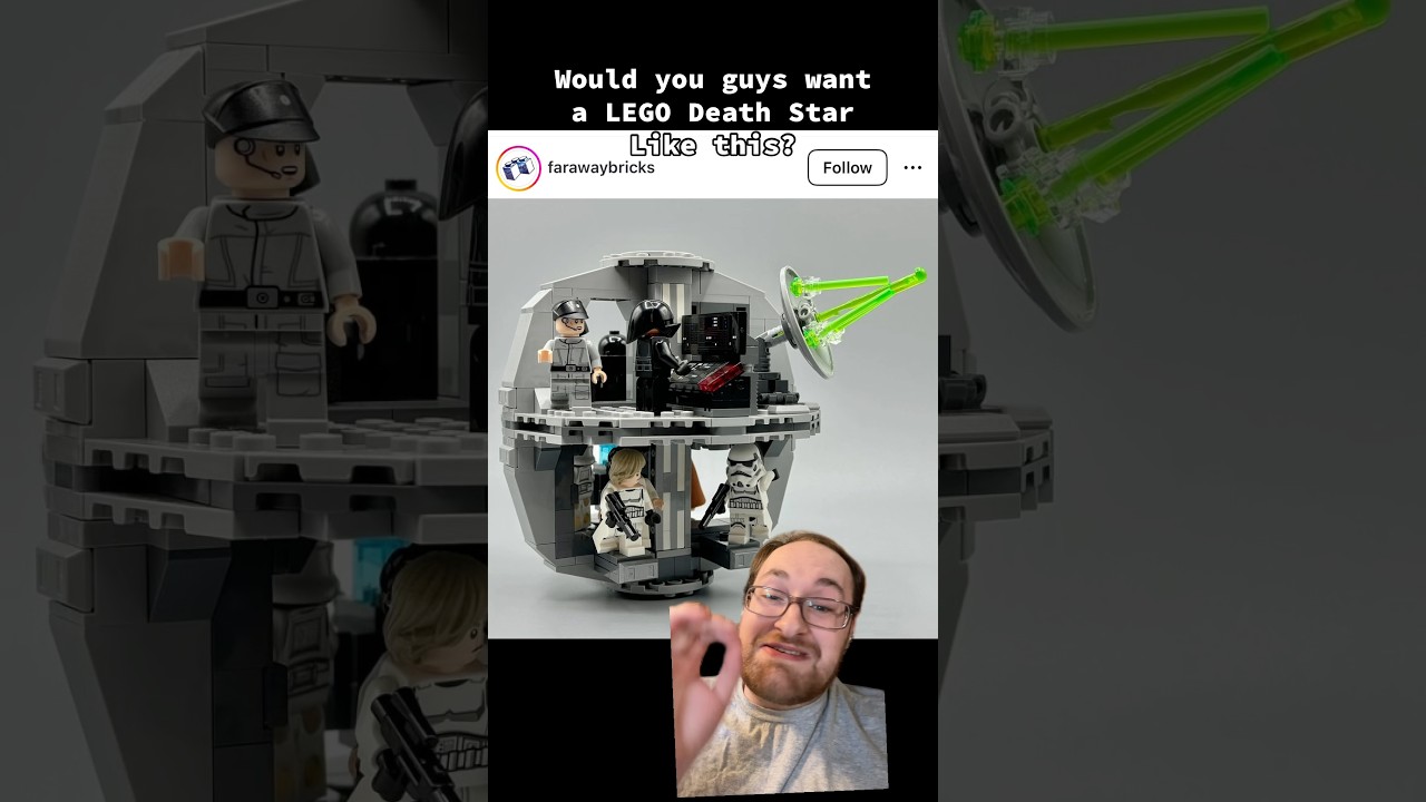 Купили бы вы миниатюру LEGO Death Star? #lego #legostarwars #starwars #legos #legosets #toys