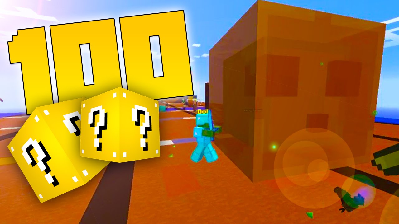 100 LUCKY BLOCK RACE! (Minecraft 