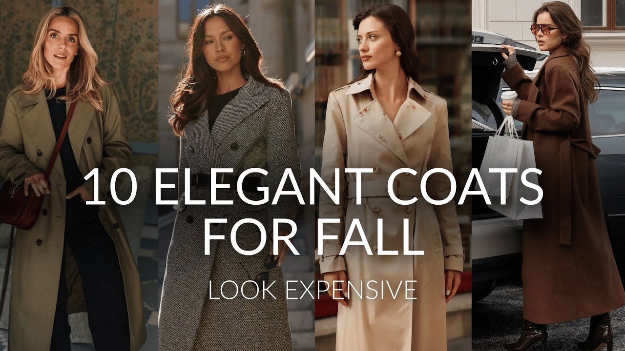 10 elegant old money coats for FALL 2025 — look expensive and classy