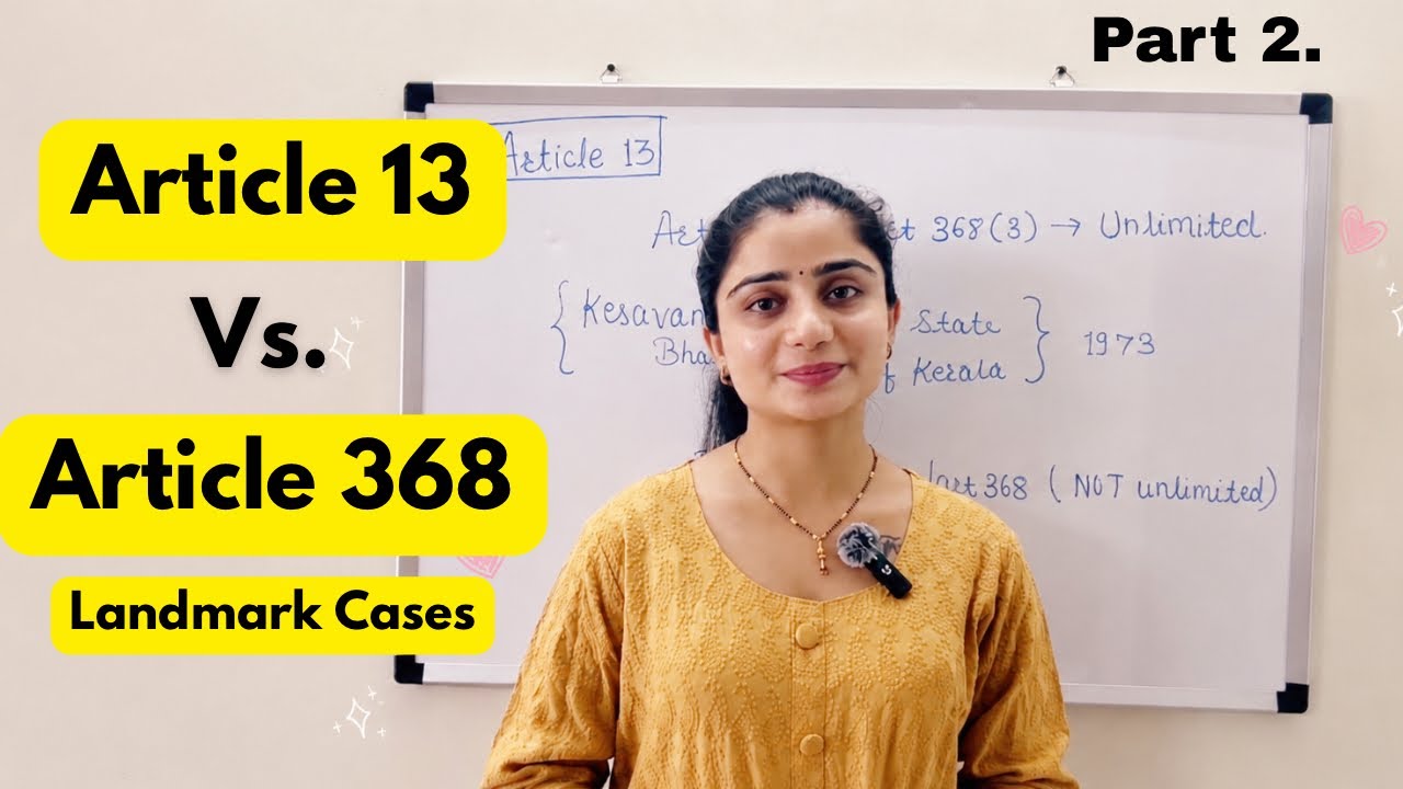 Part 2: The Clash between Parliament and Judiciary. Who is supreme? Simplified with landmark cases