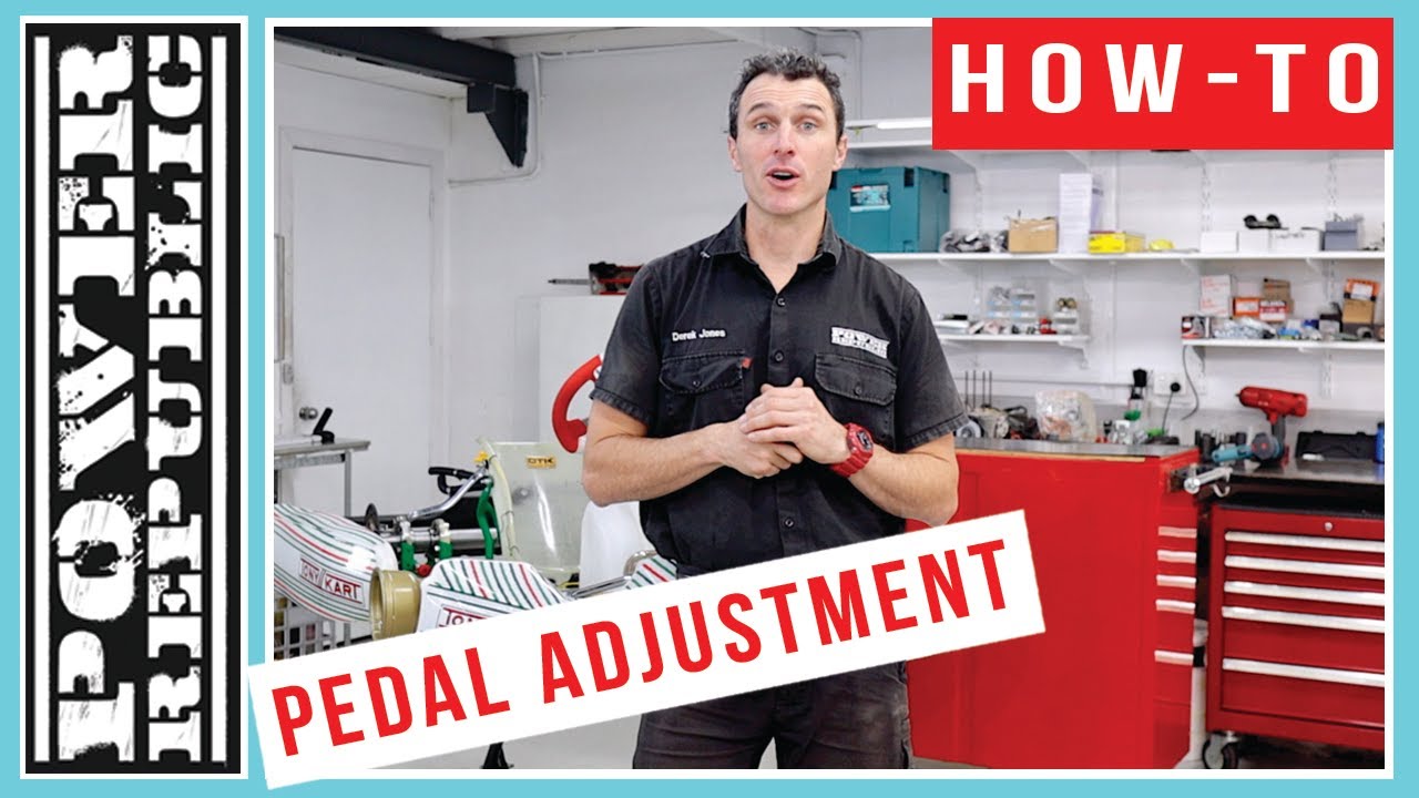 GO KART HOW TO: Adjust The Pedals on Your Tony Kart 401R & 801R - POWER REPUBLIC