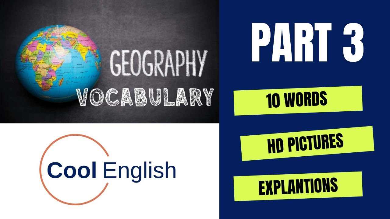 Learn English Geography Vocabulary 3/3